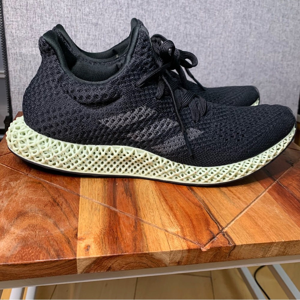 Adidas Futurecraft 4D Shoes 2020 Black Green men’s Size 8- FZ2560 - Picture 4 of 9